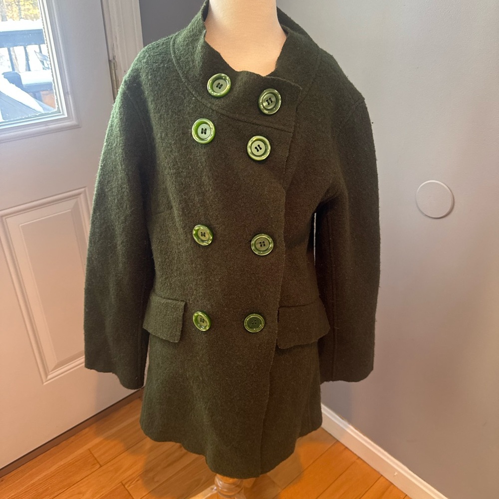 DM New York Double Breasted 100% coat.